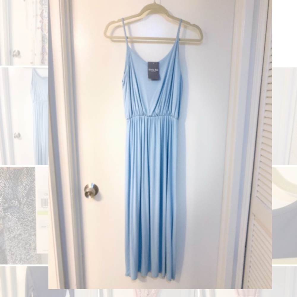 Olivia Rae Stretchy Light Blue Maxi Size M